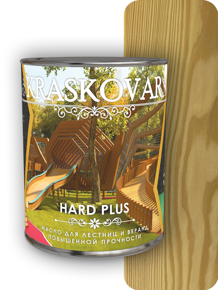 картинка Масло повышенной прочности для лестниц и веранд Kraskovar Hard Plus от магазина Kraskovar