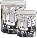 Краска интерьерная Kraskovar HOME & OFFICE износостойкая